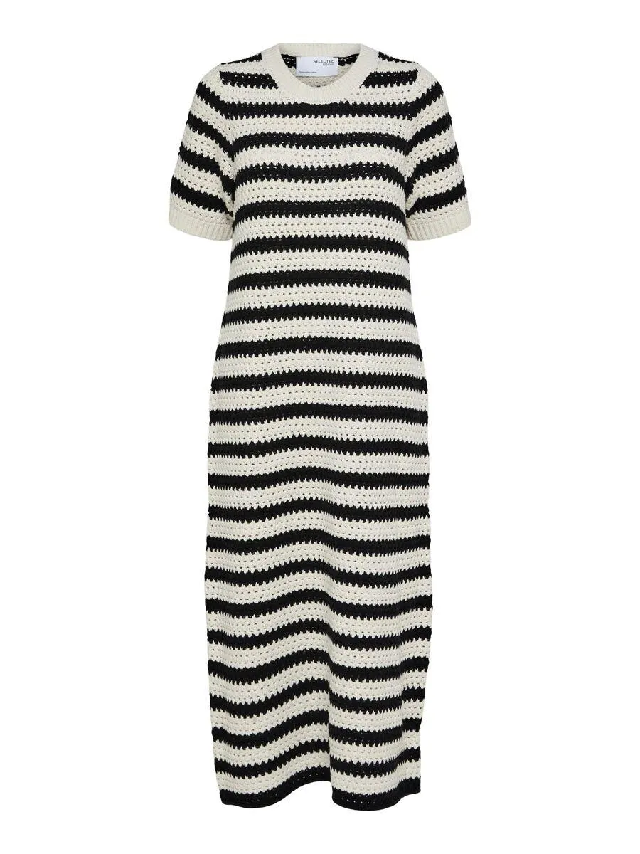 STRIKKET MIDIKJOLE