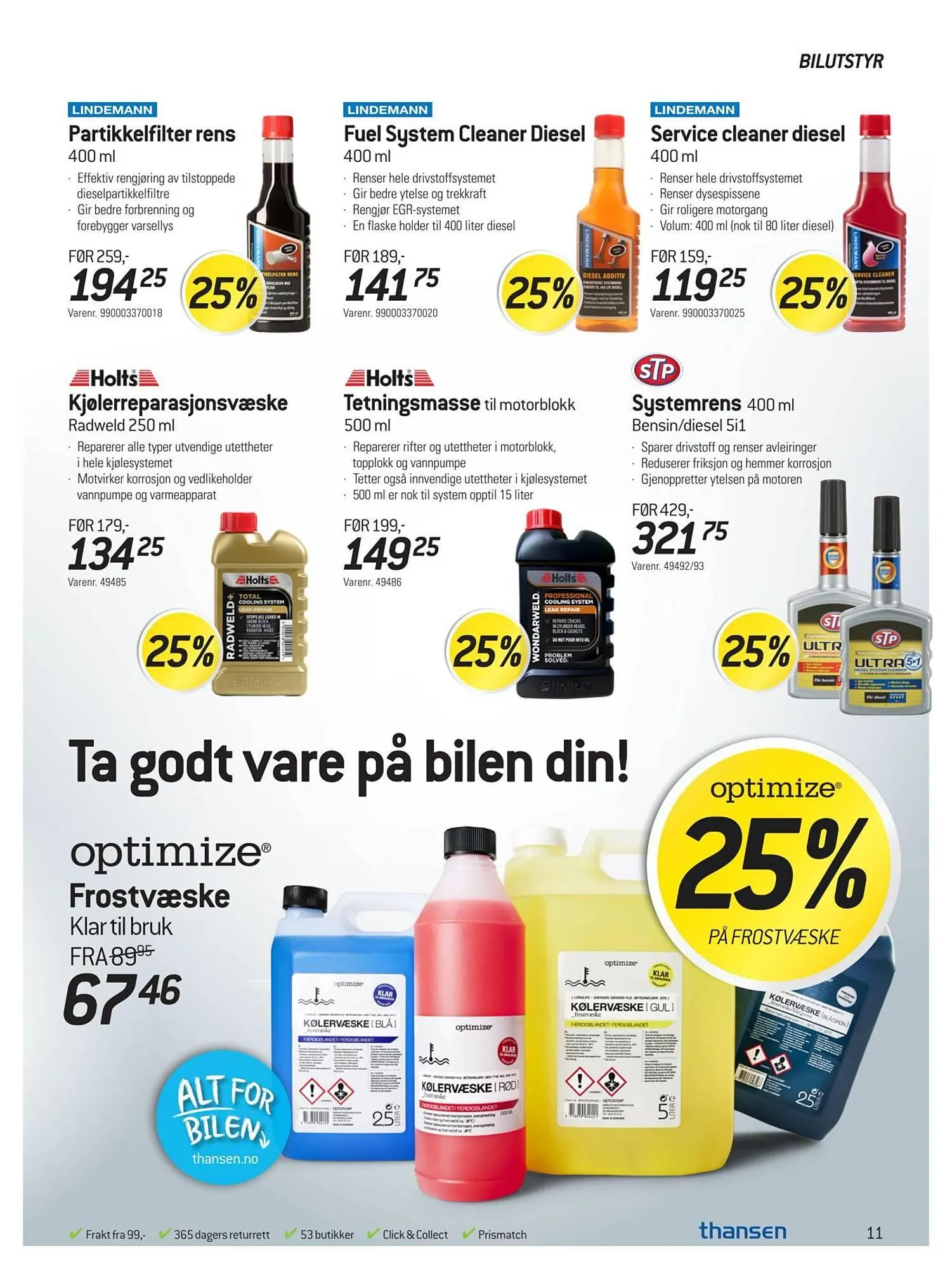 Thansen kundeavis fra 1. mars til 31. mars 2026 - kundeavisside 11