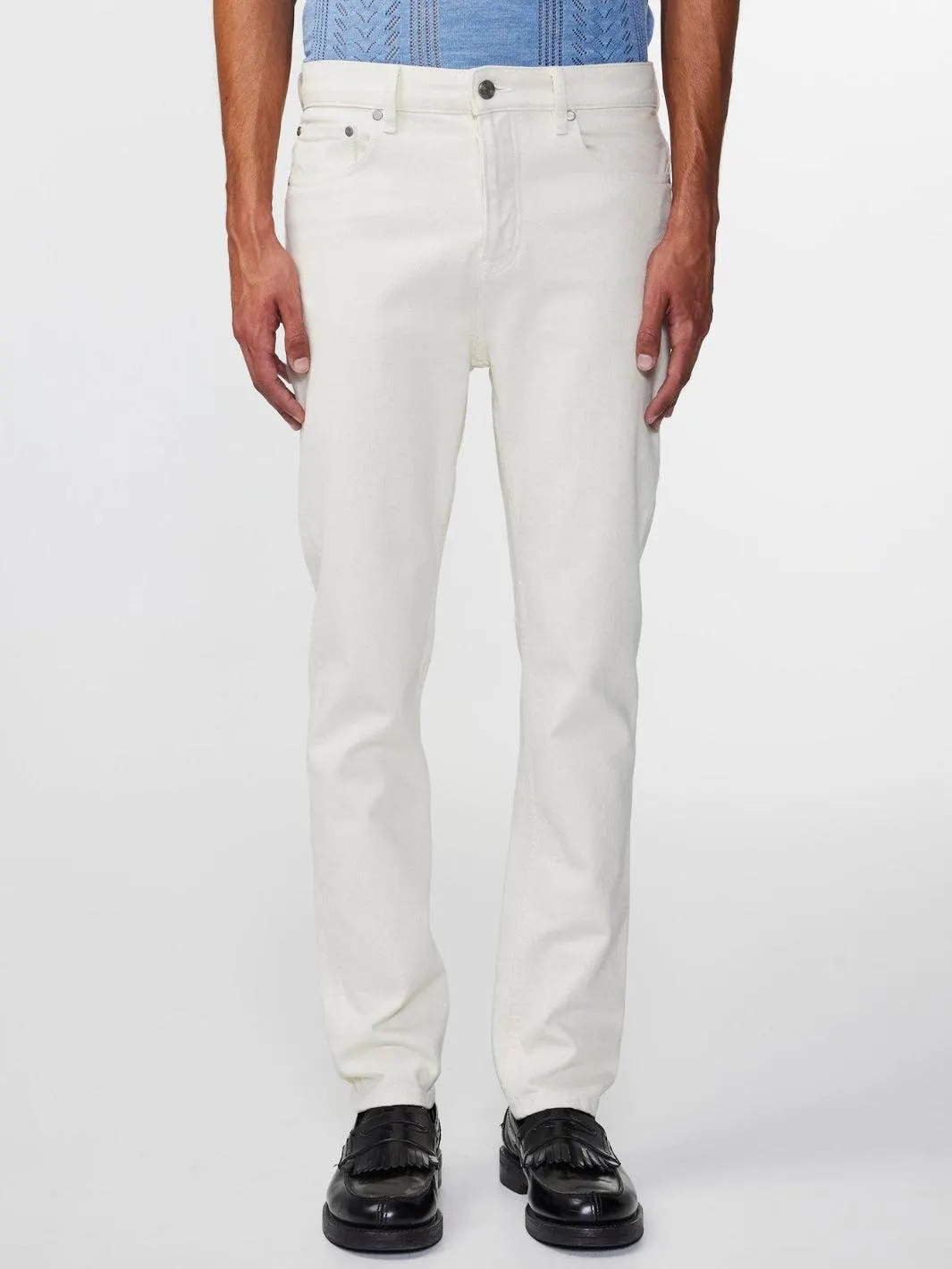 JOHNNY STRAIGHT LEG JEANS Kremfarget