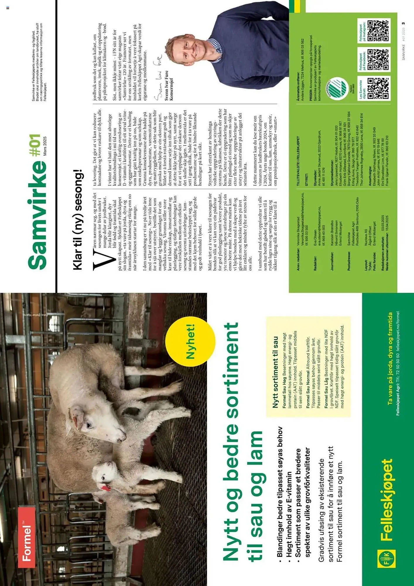 Felleskjøpet Kundeavis fra 1. mars til 31. mars 2025 - kundeavisside 2