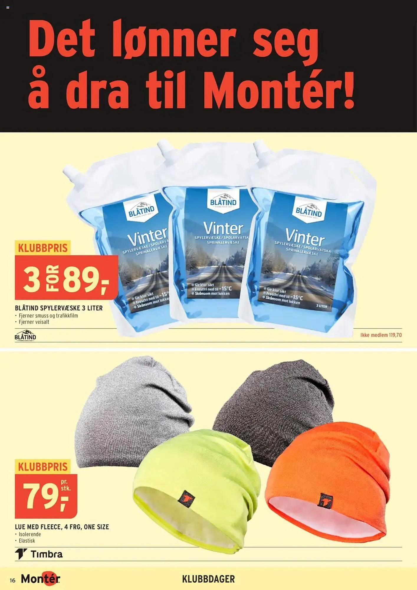 Montér Kundeavis fra 3. februar til 16. februar 2025 - kundeavisside 16