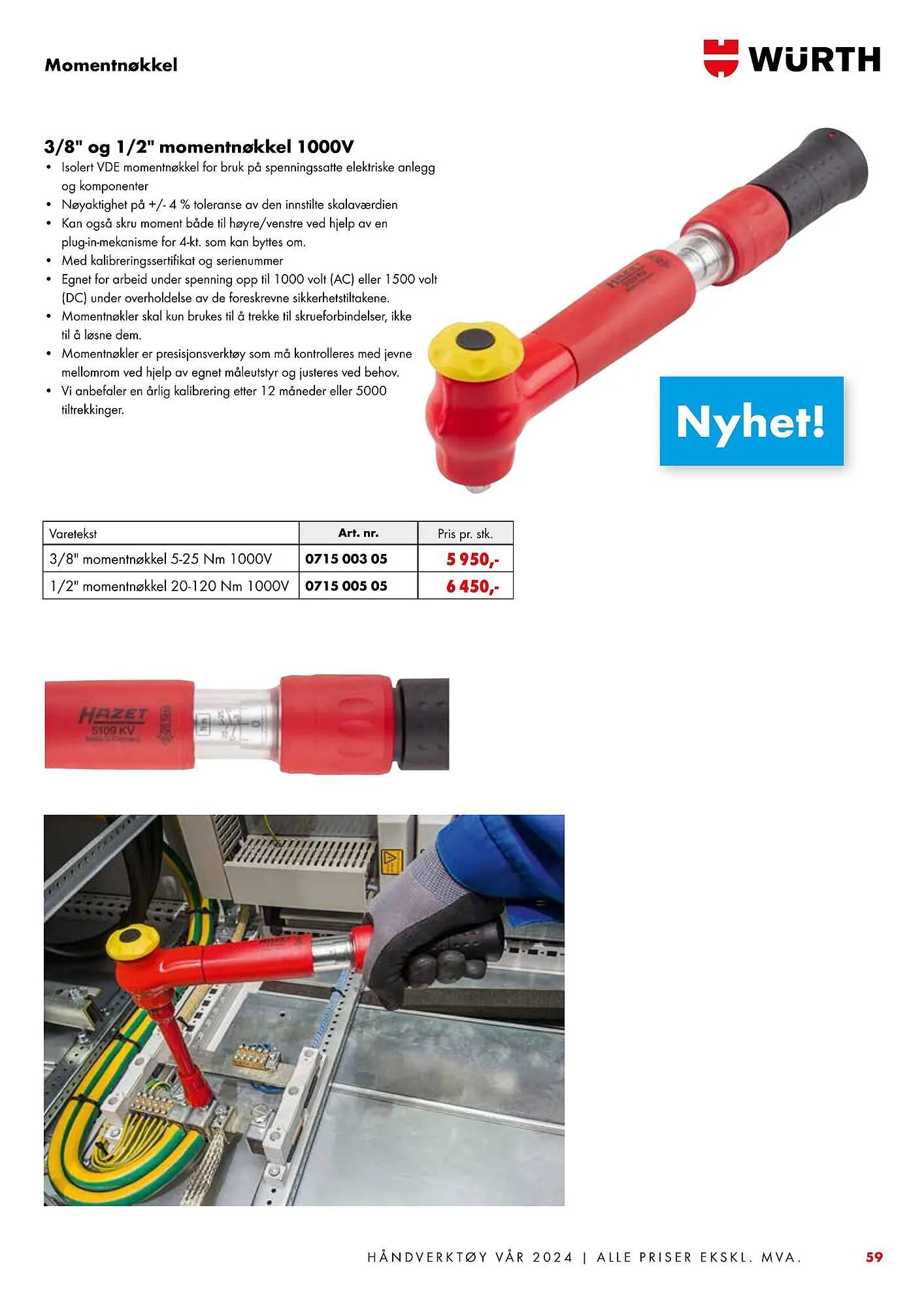 Würth Kundeavis fra 5. februar til 2. juni 2024 - kundeavisside 59