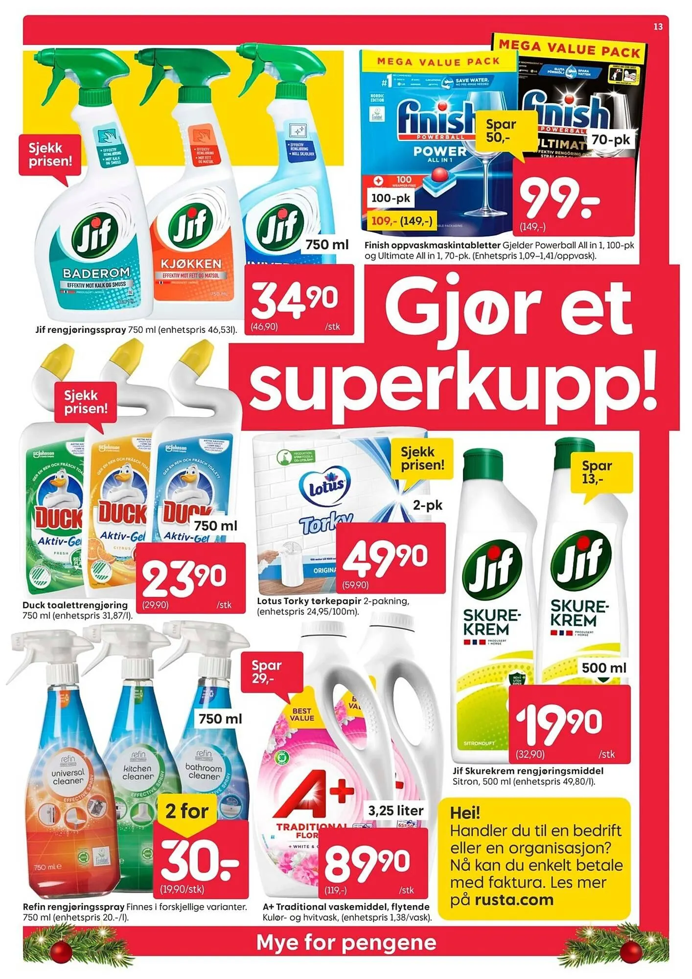 Rusta kundeavis fra 3. november til 9. november 2025 - kundeavisside 13