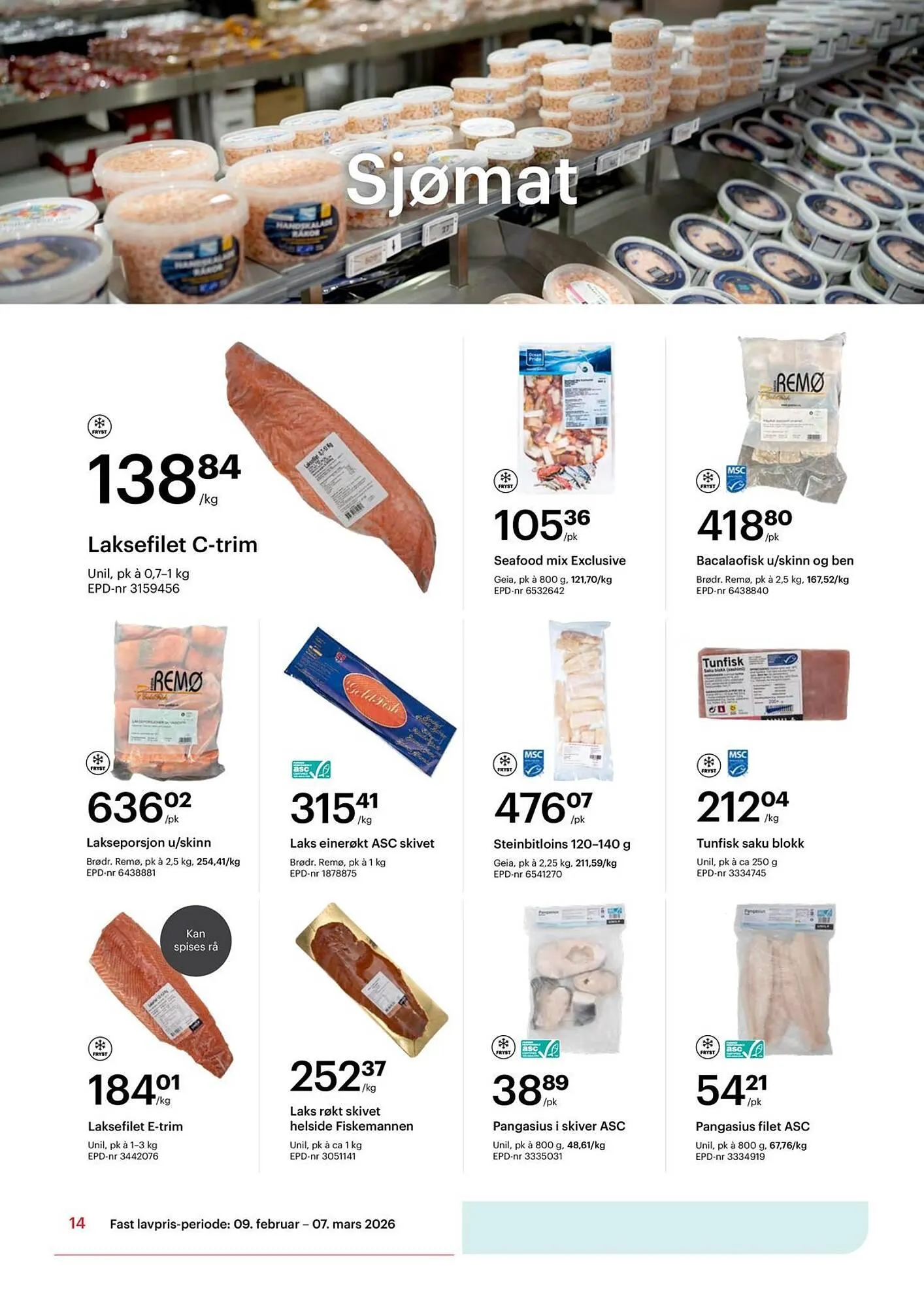 Storcash kundeavis fra 9. februar til 7. mars 2026 - kundeavisside 14