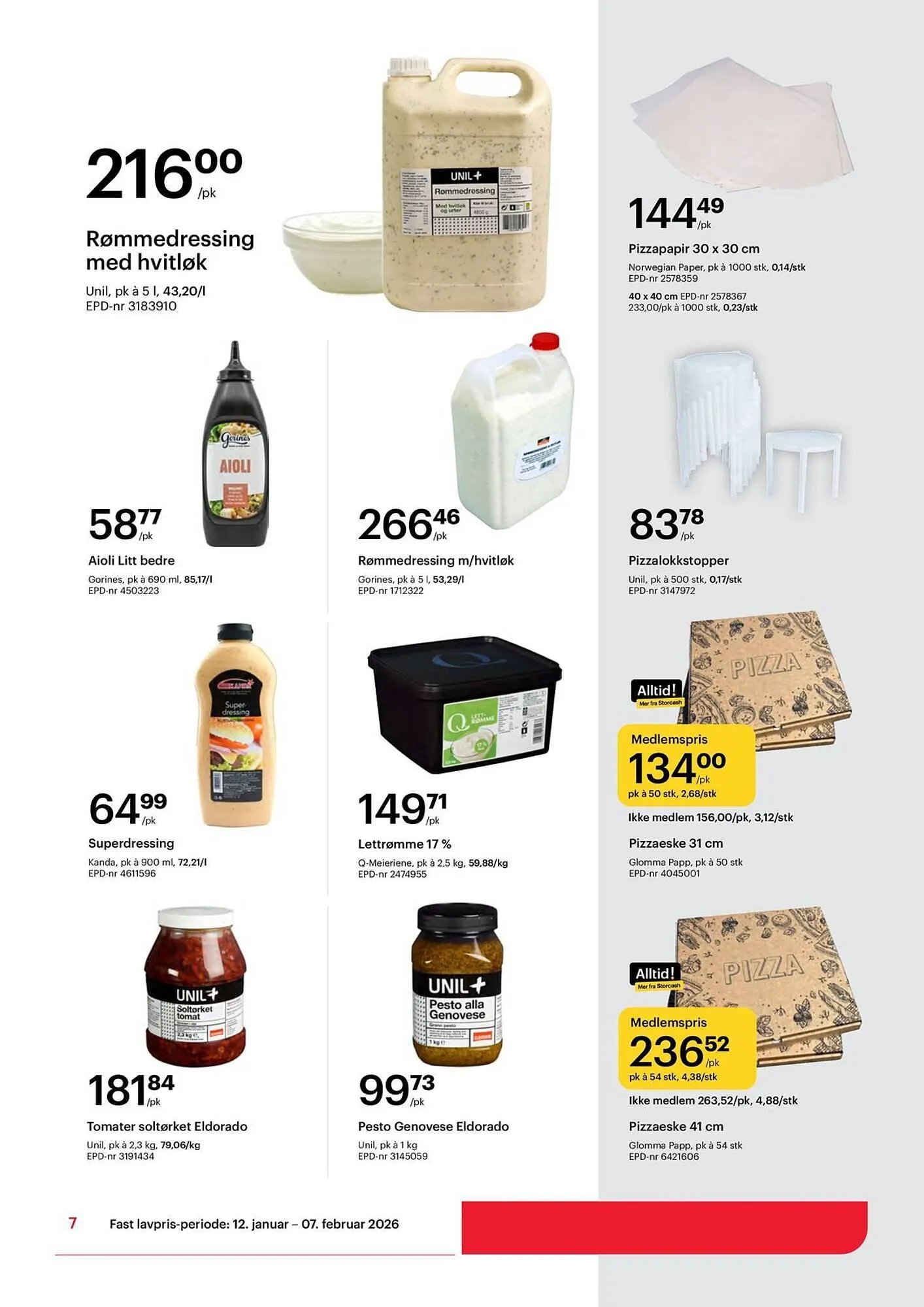 Storcash kundeavis fra 12. januar til 7. februar 2026 - kundeavisside 7