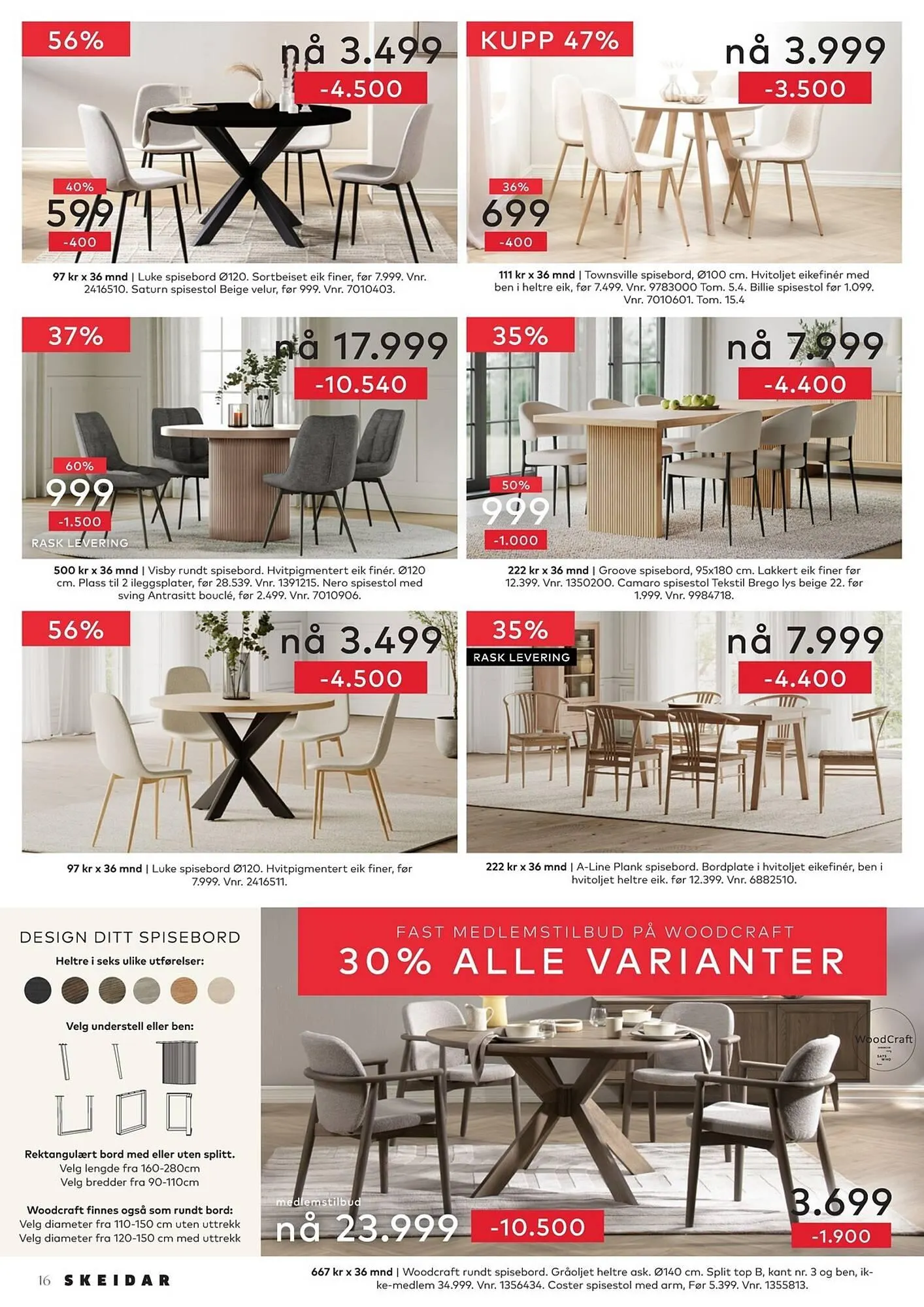 Skeidar kundeavis fra 30. mars til 15. april 2026 - kundeavisside 16