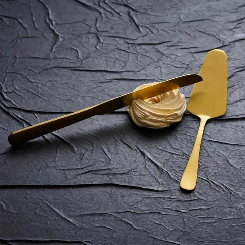 Gold serveringssett 2 deler satin