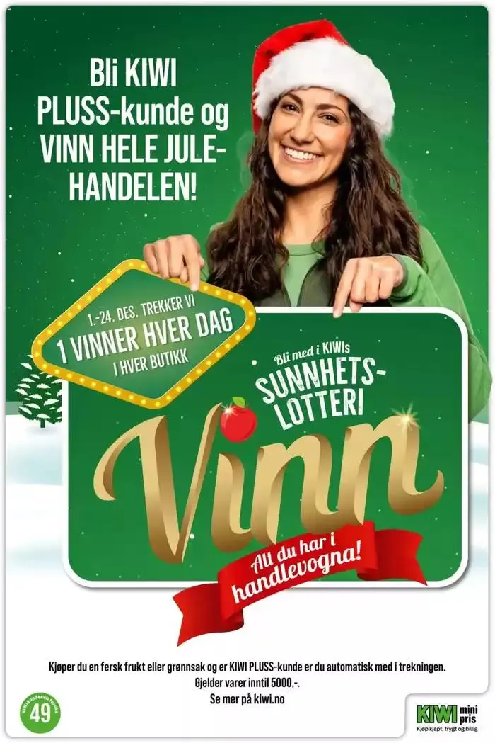 Kiwi Kundeavis fra 2. desember til 8. desember 2024 - kundeavisside 13