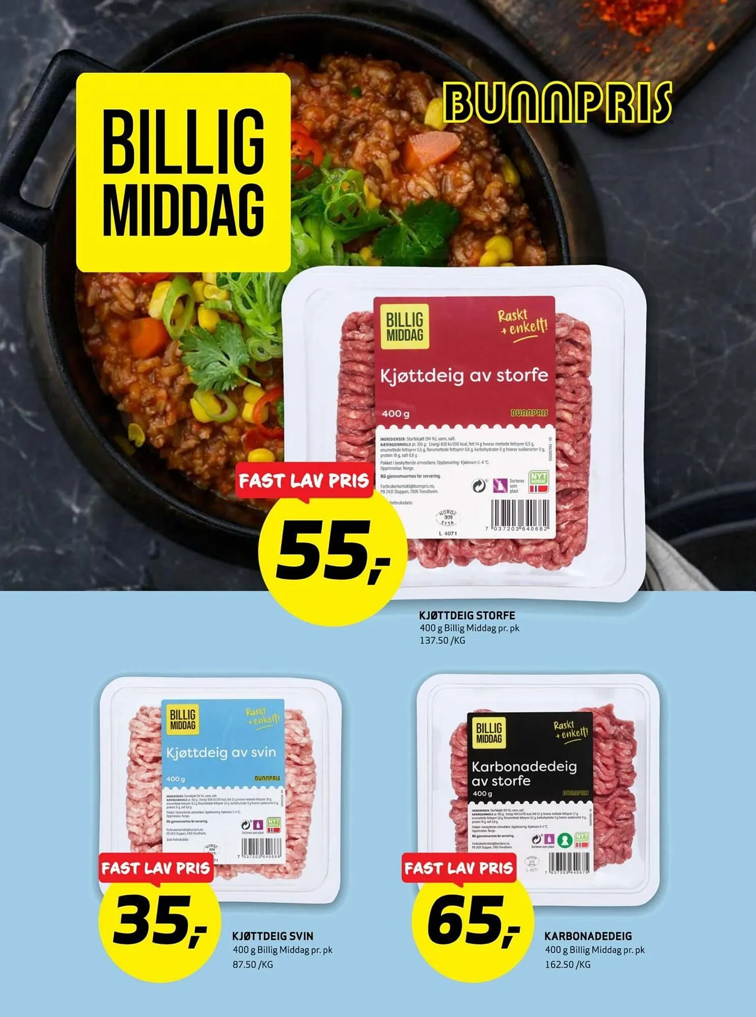 Bunnpris fra 19. januar til 25. januar 2026 - kundeavisside 19