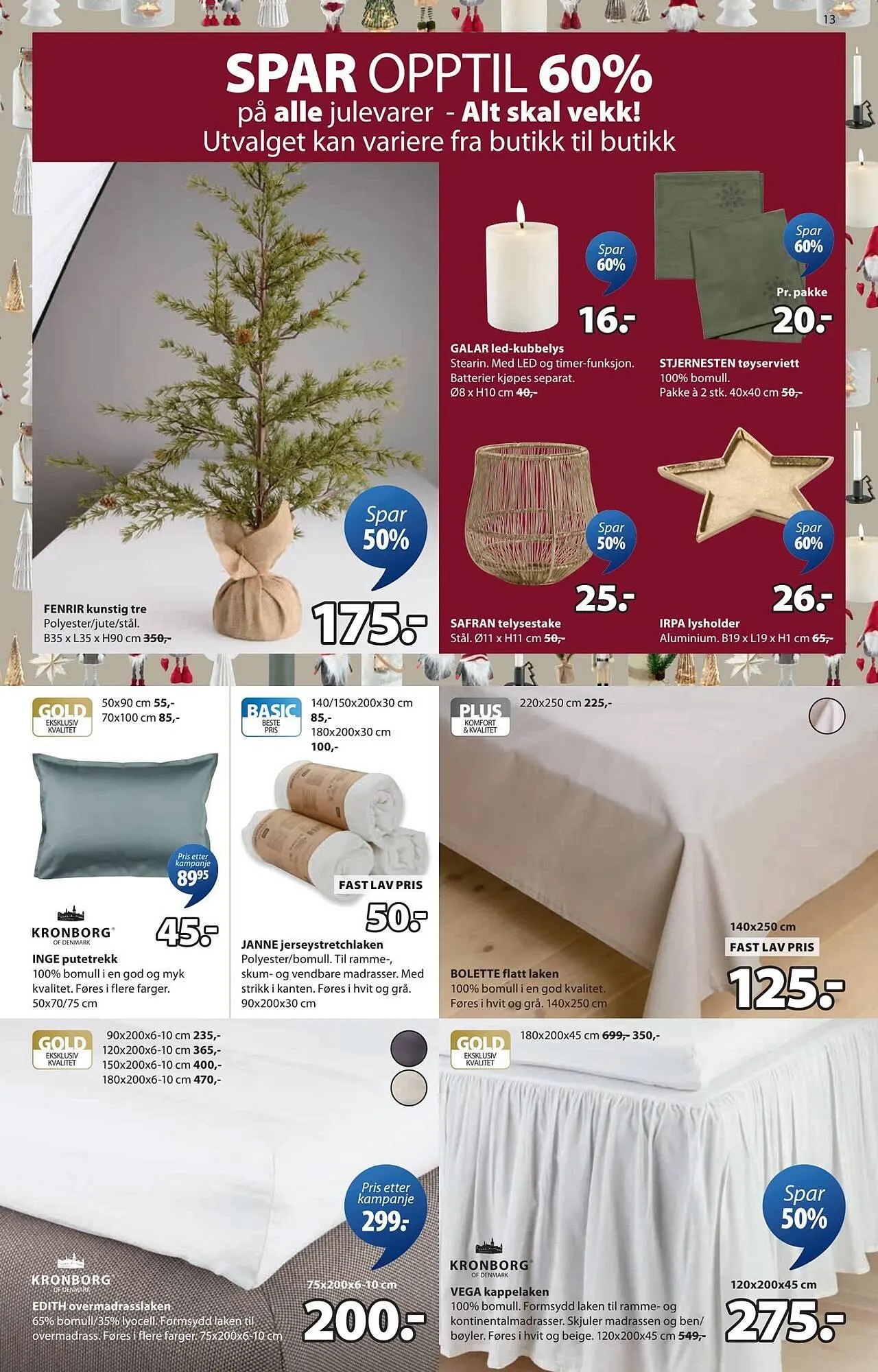 JYSK kundeavis fra 15. desember til 23. desember 2025 - kundeavisside 13