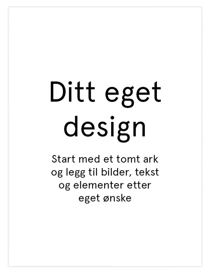 Meny | Ditt design