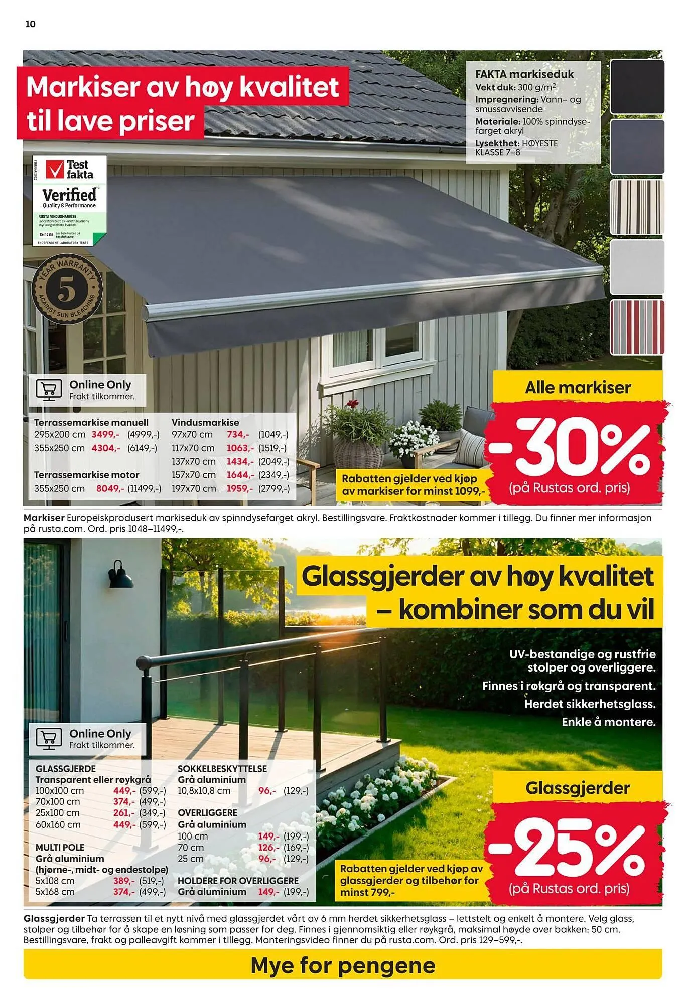 Rusta kundeavis fra 18. mai til 25. mai 2026 - kundeavisside 10