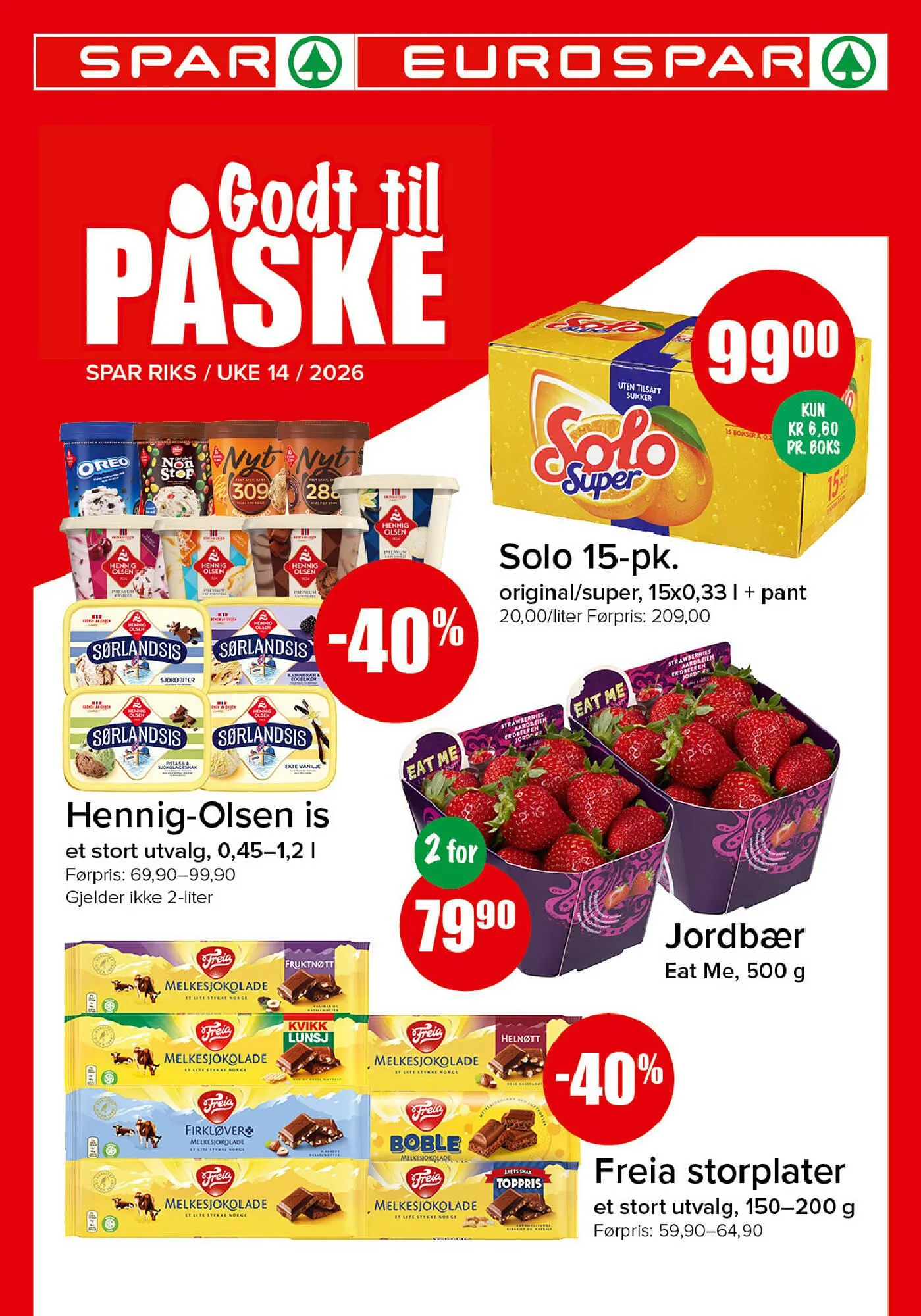 Spar kundeavis fra 29. mars til 4. april 2026 - kundeavisside 1