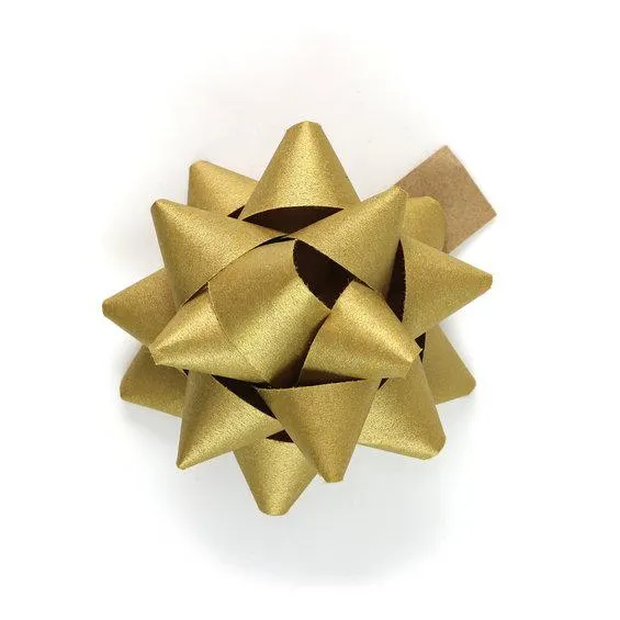 Sløyfer, 7,5 cm gull