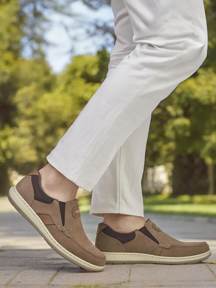 Slip In Loafer Wide Fit Brown