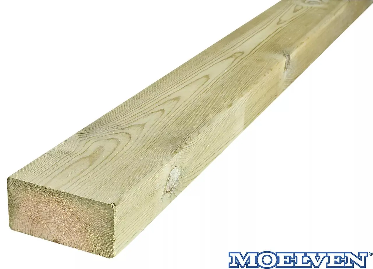 Konstruksjonsvirke C24 impregnert furu 48x98 mm