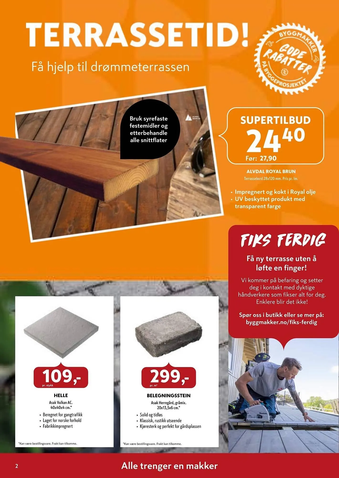 Byggmakker Kundeavis fra 5. mai til 1. juni 2024 - kundeavisside 2