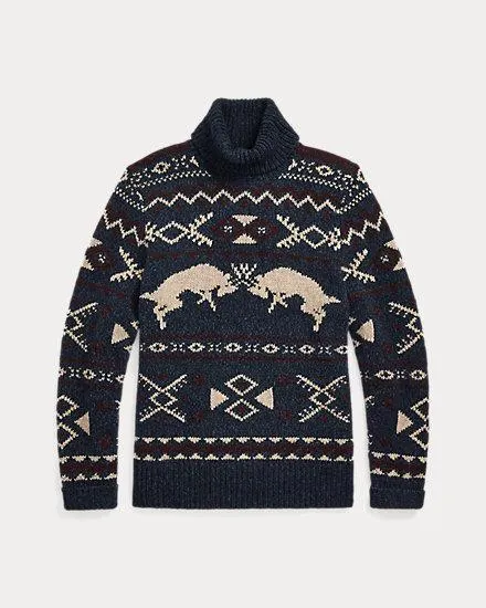 Wool-Cashmere roll neck jumper