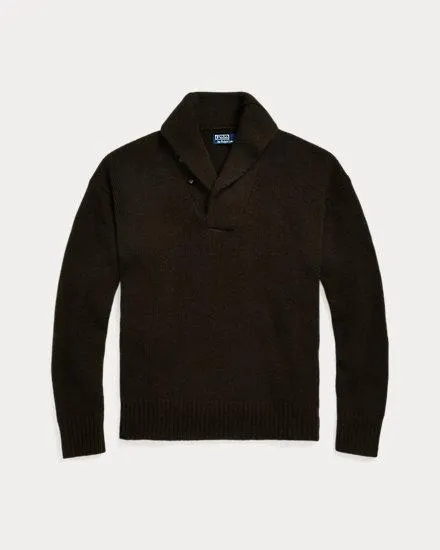 Wool-Cashmere Shawl Jumper