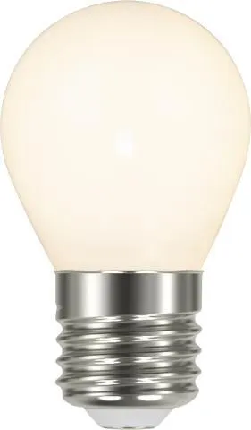 LED krone E27 4W dimbar Hvit