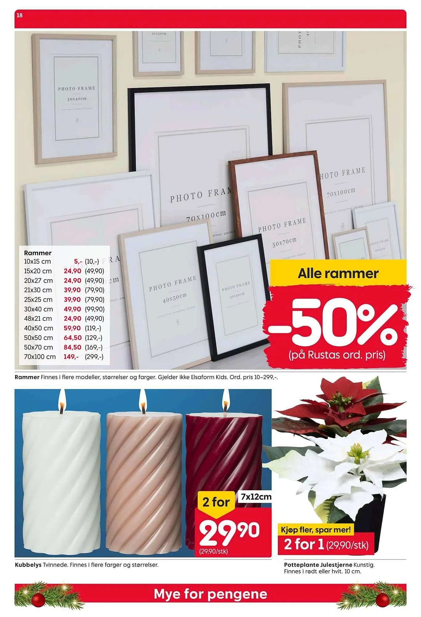 Rusta kundeavis fra 1. desember til 8. desember 2025 - kundeavisside 18