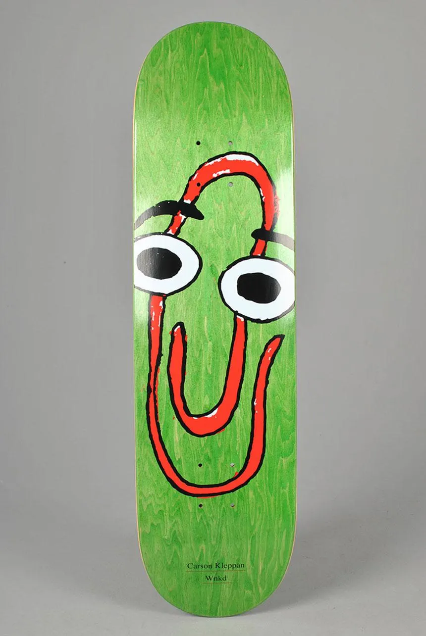 Weekend Skateboards K. Kleppan Green Clip 8.25