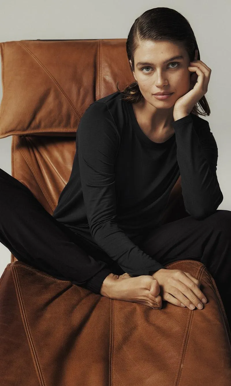 Langermet soft topp i modal