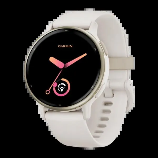 Garmin Vivoactive 5 smartklokke, cream, gold Ivory AMOLED