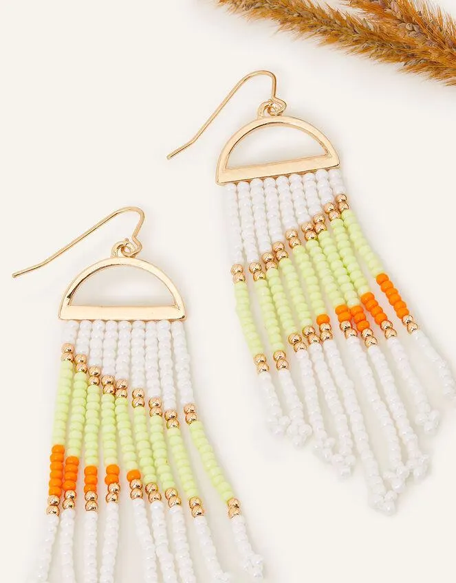 Tassel Beaded Earrings