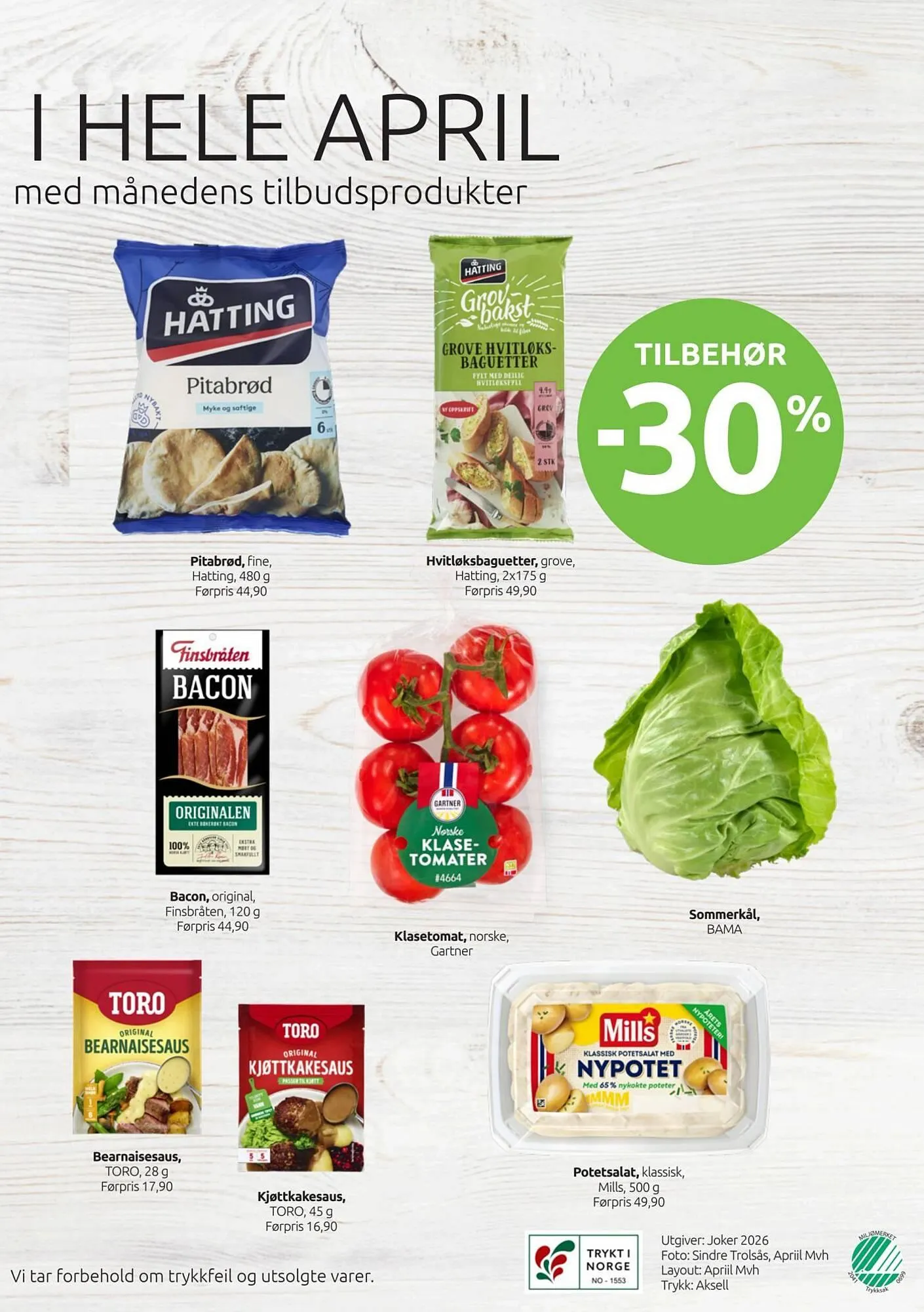 Joker kundeavis fra 1. april til 30. april 2026 - kundeavisside 3