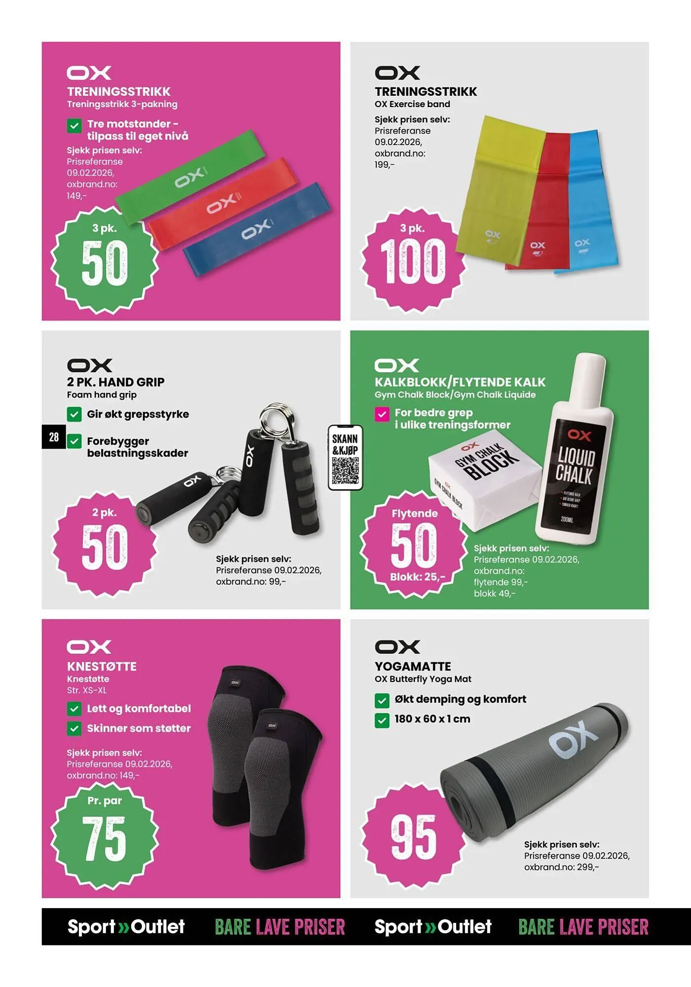 Sport Outlet kundeavis fra 24. februar til 9. mars 2026 - kundeavisside 28