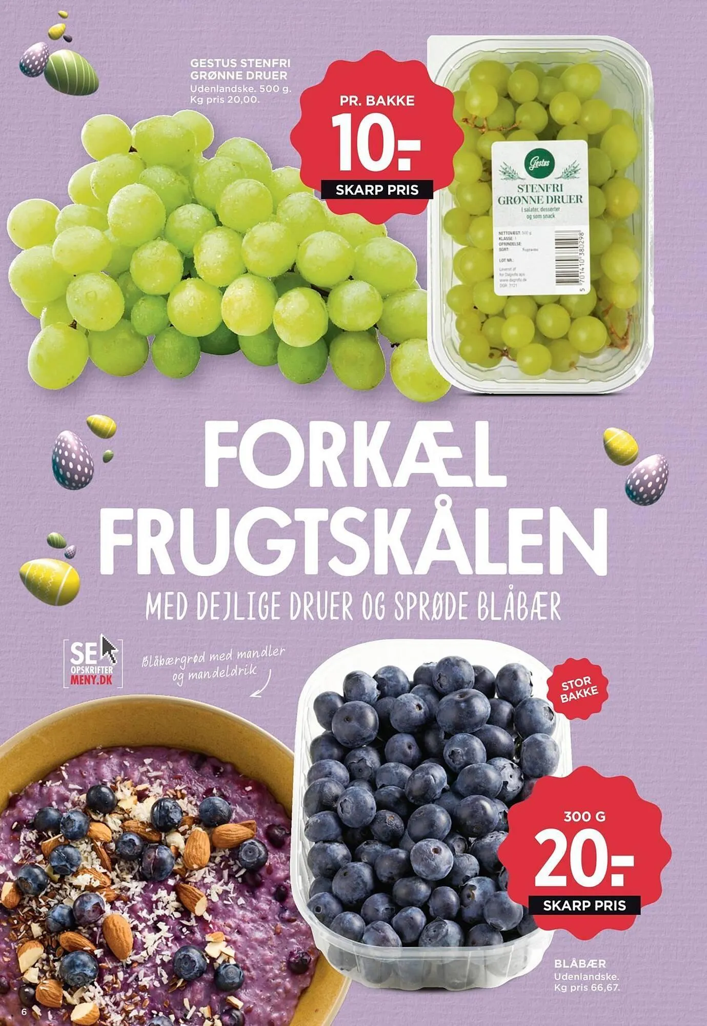 Meny kundeavis fra 13. mars til 19. mars 2026 - kundeavisside 6