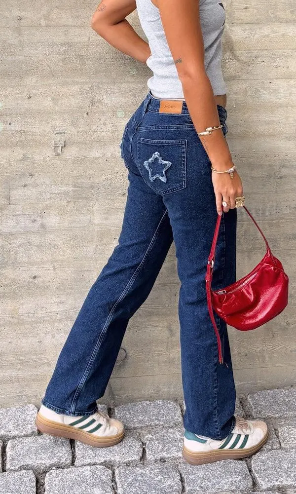 Straight Low Star jeans