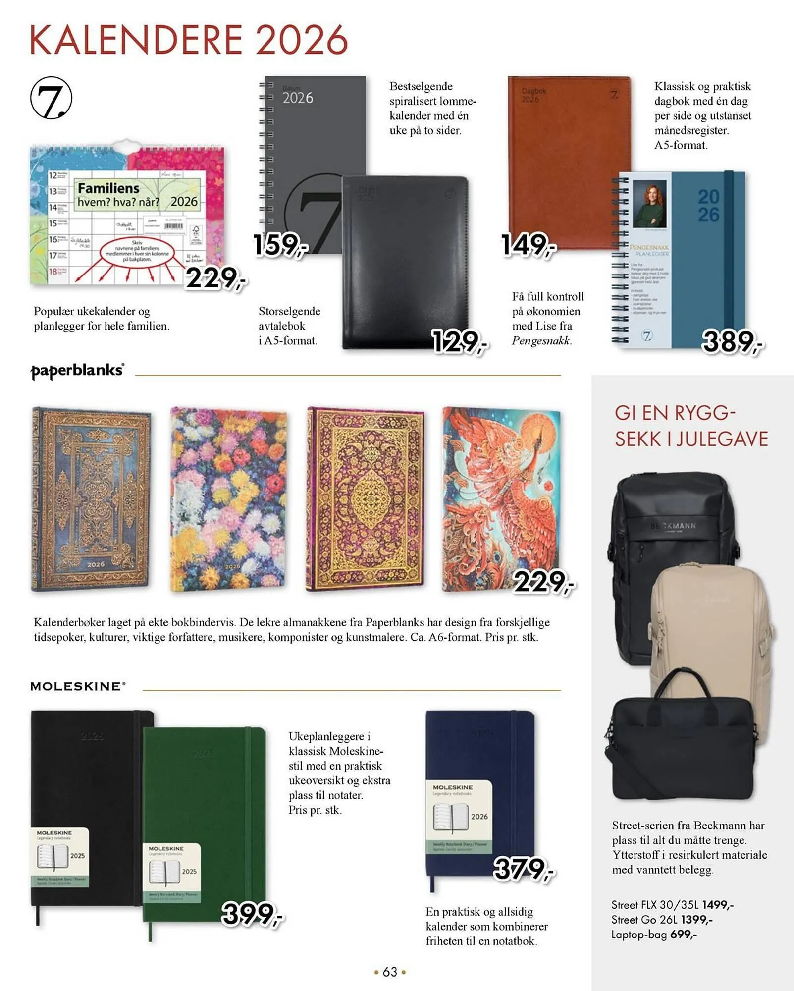 Norli kundeavis fra 2. desember til 31. desember 2025 - kundeavisside 63