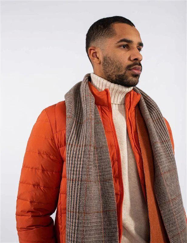 Double Face Scarf Burnt Ochre