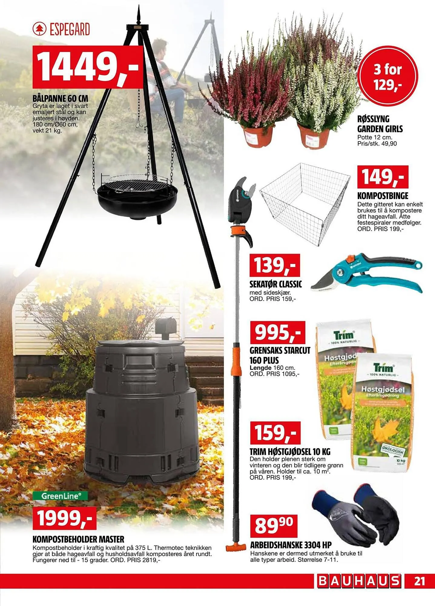 Bauhaus Kundeavis fra 3. september til 1. oktober 2023 - kundeavisside 21