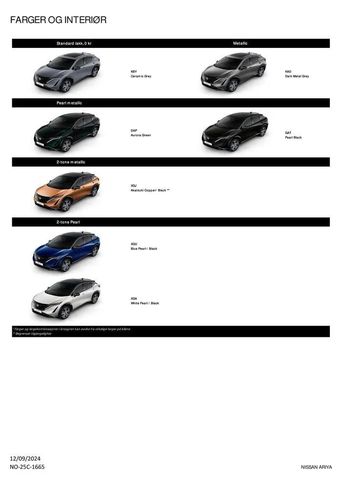 Nissan ARIYA fra 14. september til 14. september 2025 - kundeavisside 8