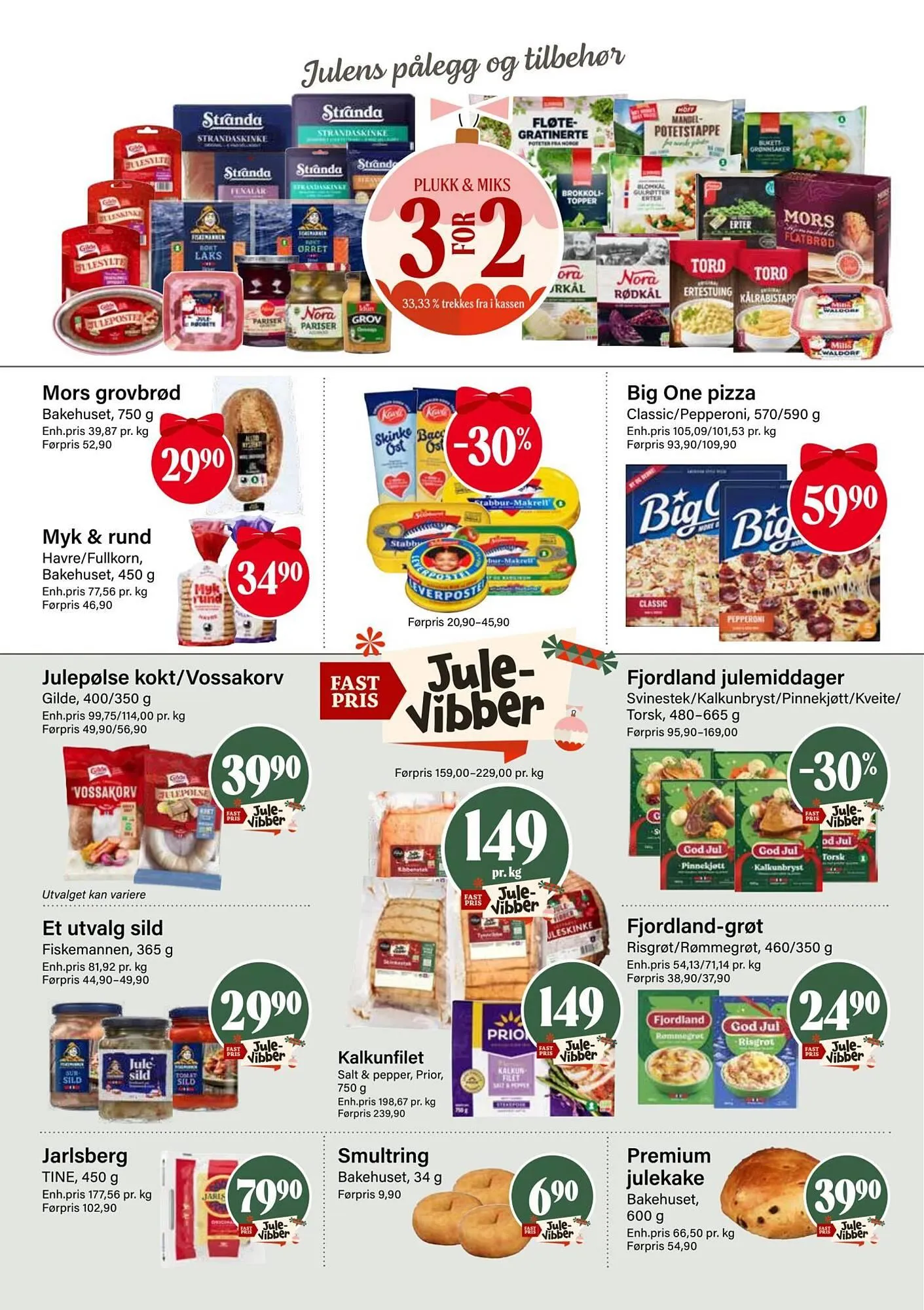 Nærbutikken kundeavis fra 1. desember til 1. januar 2026 - kundeavisside 2