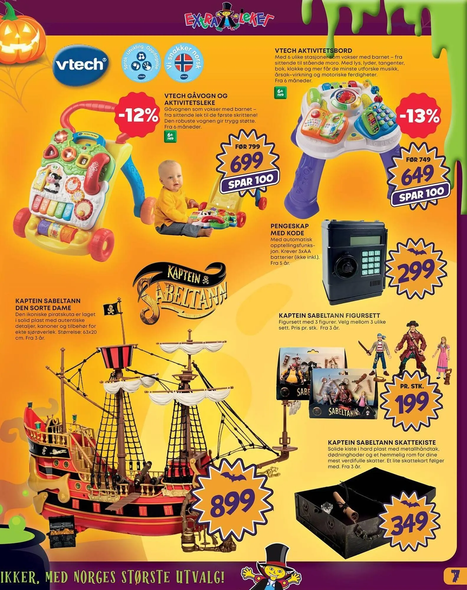 Extra Leker kundeavis fra 21. oktober til 4. november 2025 - kundeavisside 7