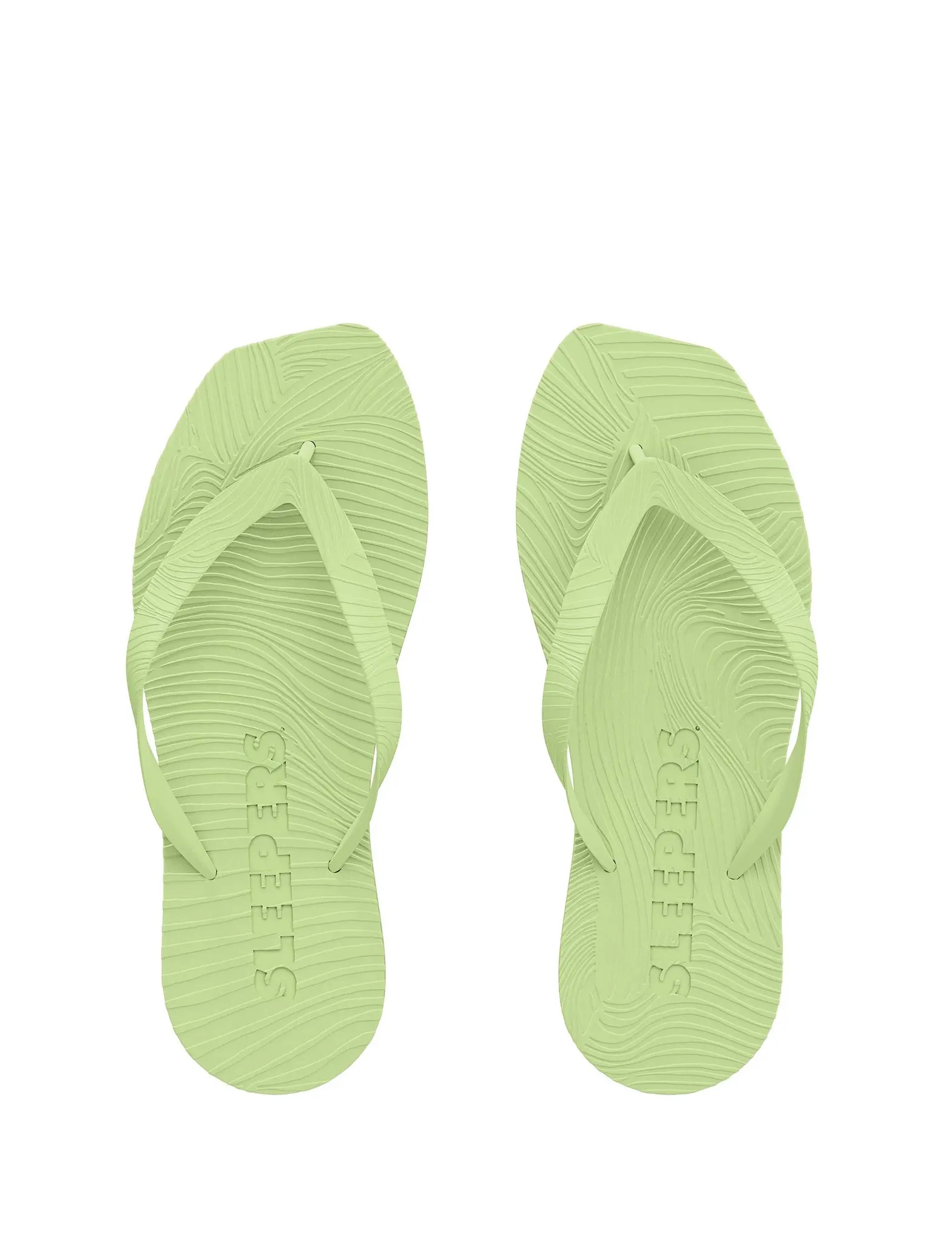 Tapered Platform Flip Flop Sap Green