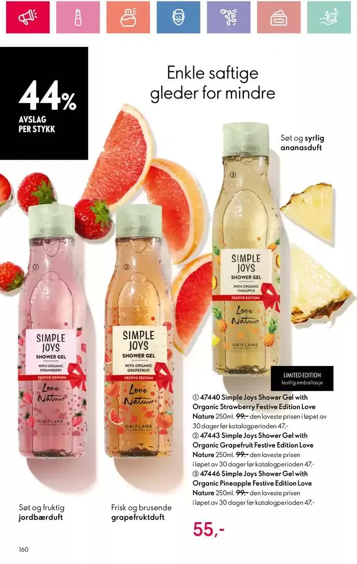 ORIFLAME Kundeavis fra 5. januar til 12. januar 2025 - kundeavisside 160