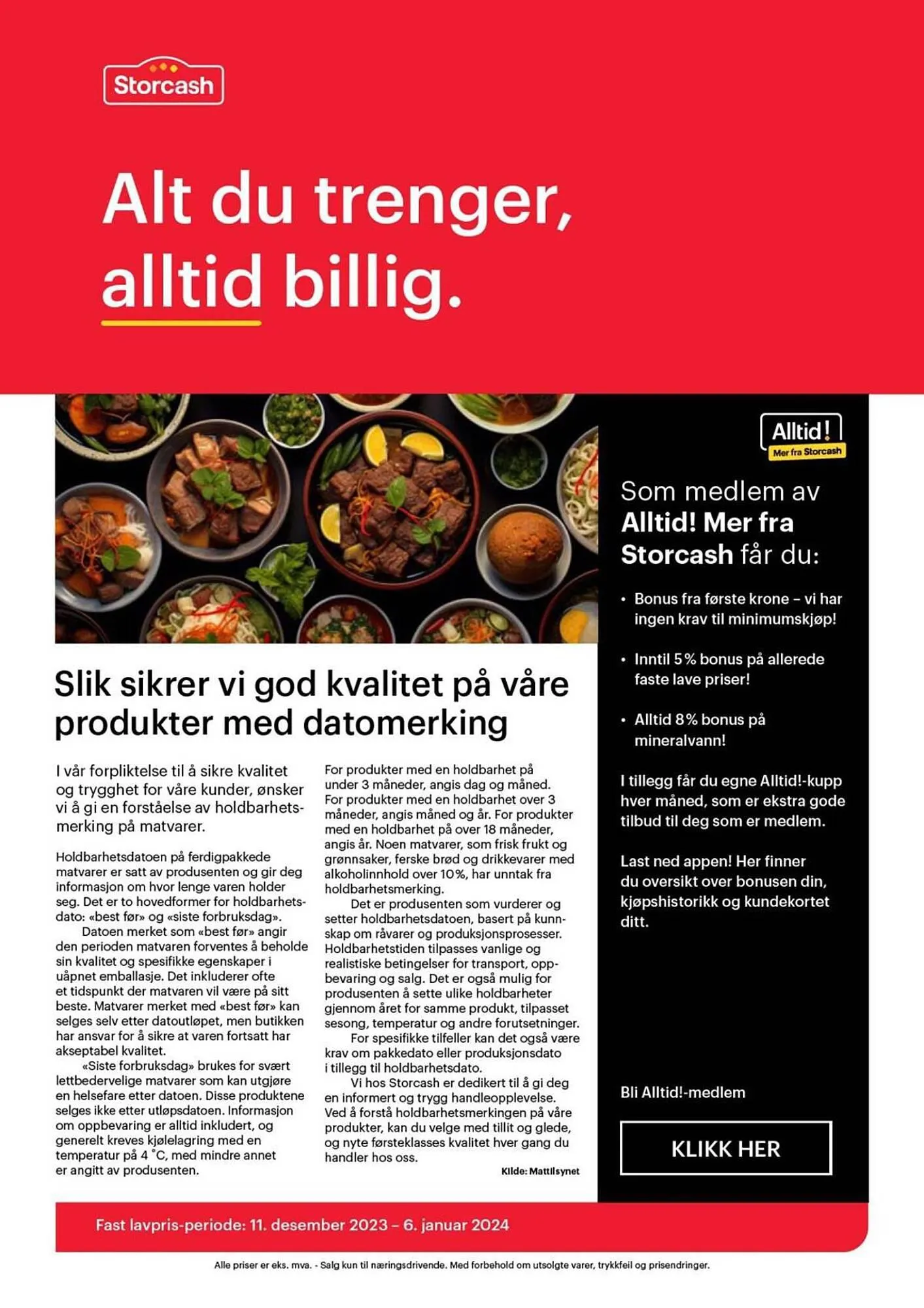 Storcash Kundeavis fra 12. desember til 6. januar 2024 - kundeavisside 20