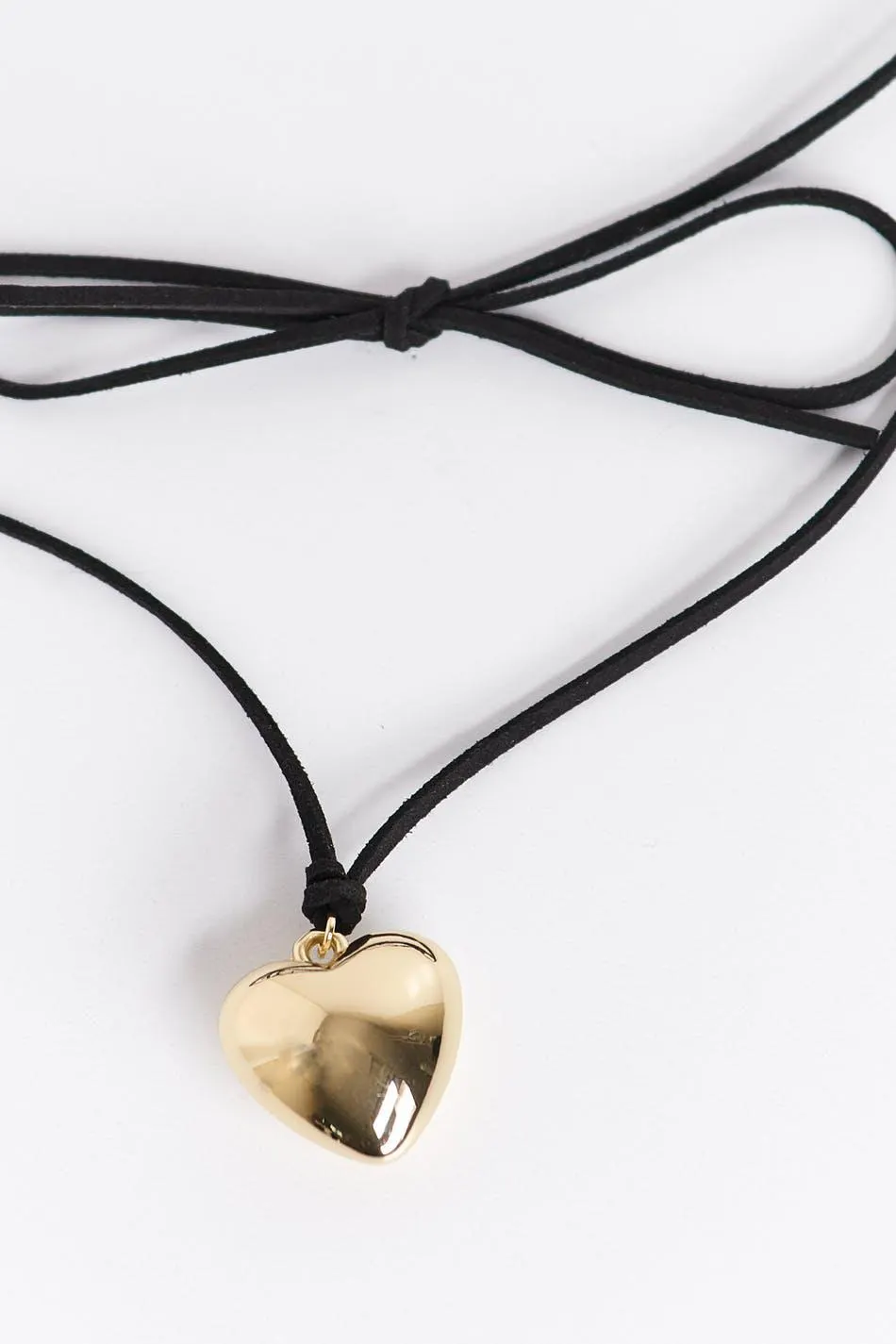 Heart strap necklace