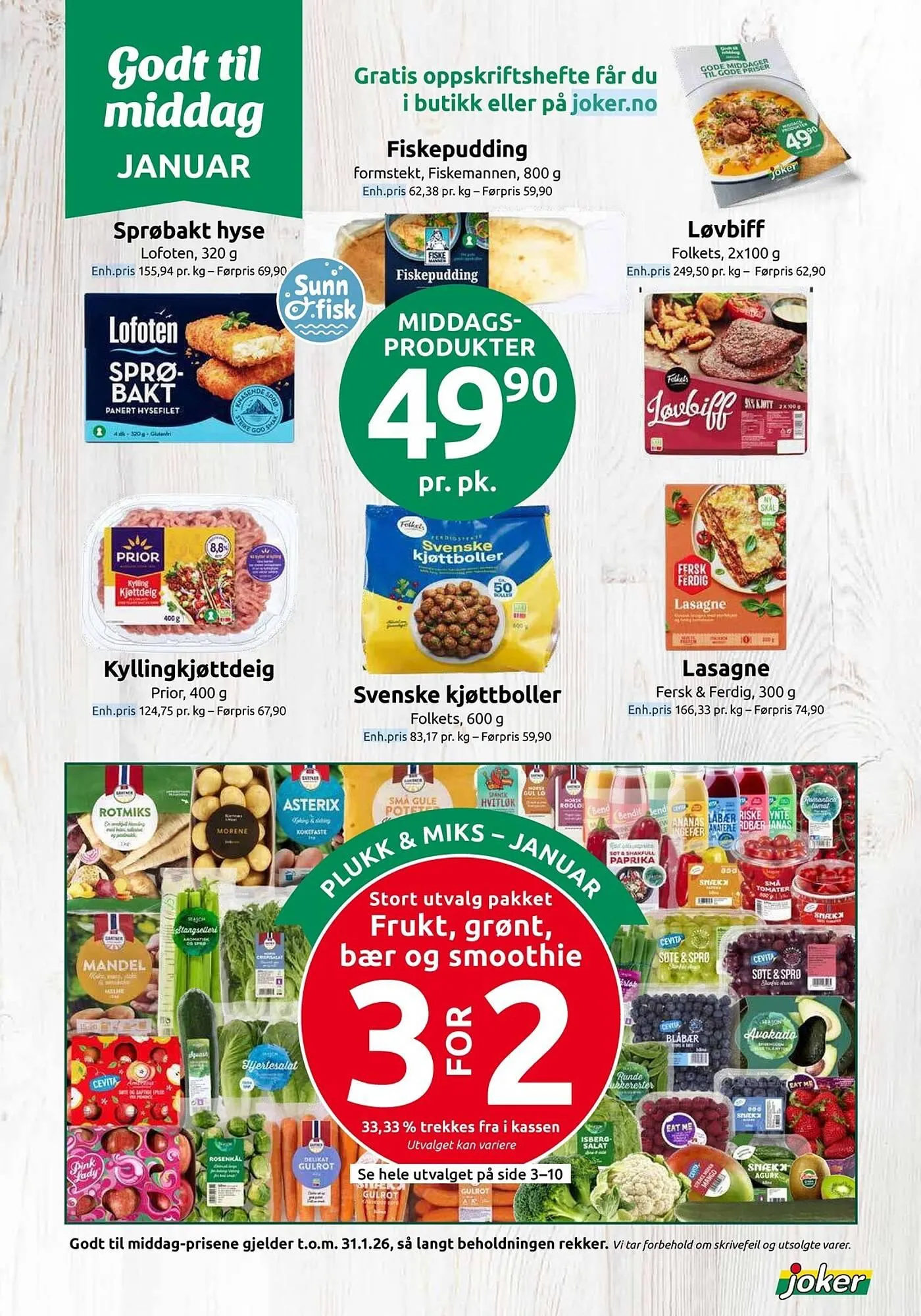 Joker kundeavis fra 20. januar til 24. januar 2026 - kundeavisside 12