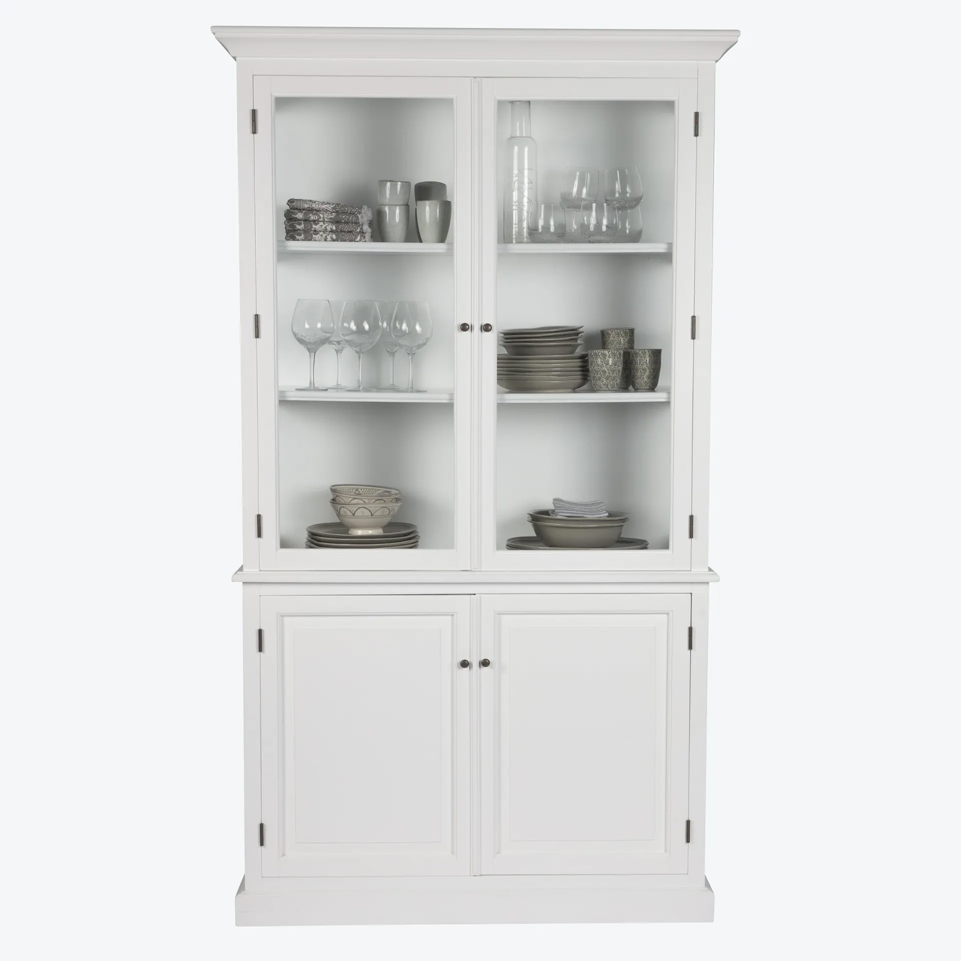 Aiden Skap 2-dørs hvit B120xD41xH210cm