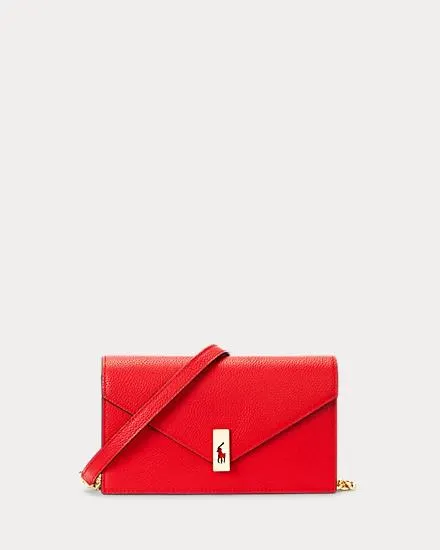 Polo ID Leather Chain Wallet and Bag