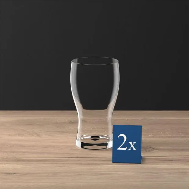 Purismo Beer pint glass 2-piece set