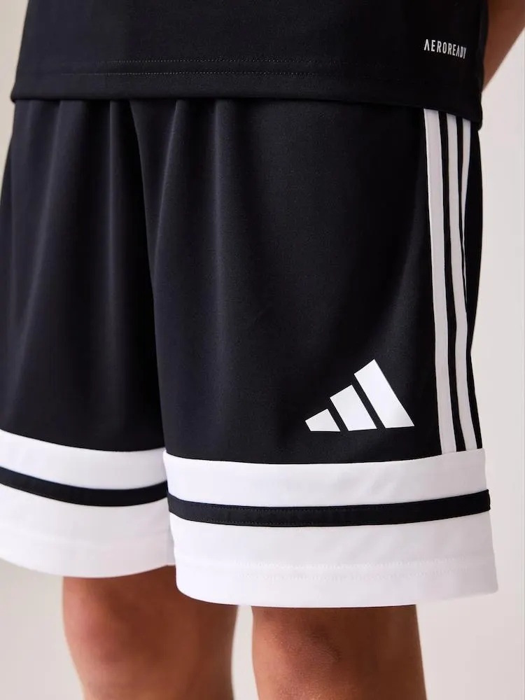 adidas Black/White Squadra 25 Kids Shorts