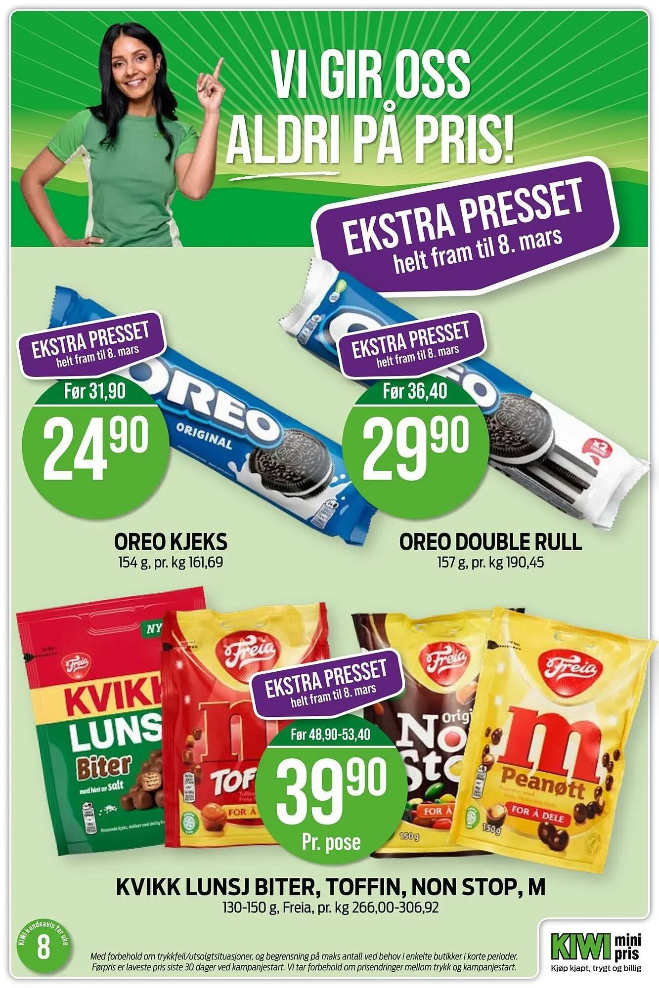 Kiwi kundeavis fra 16. februar til 23. februar 2026 - kundeavisside 8