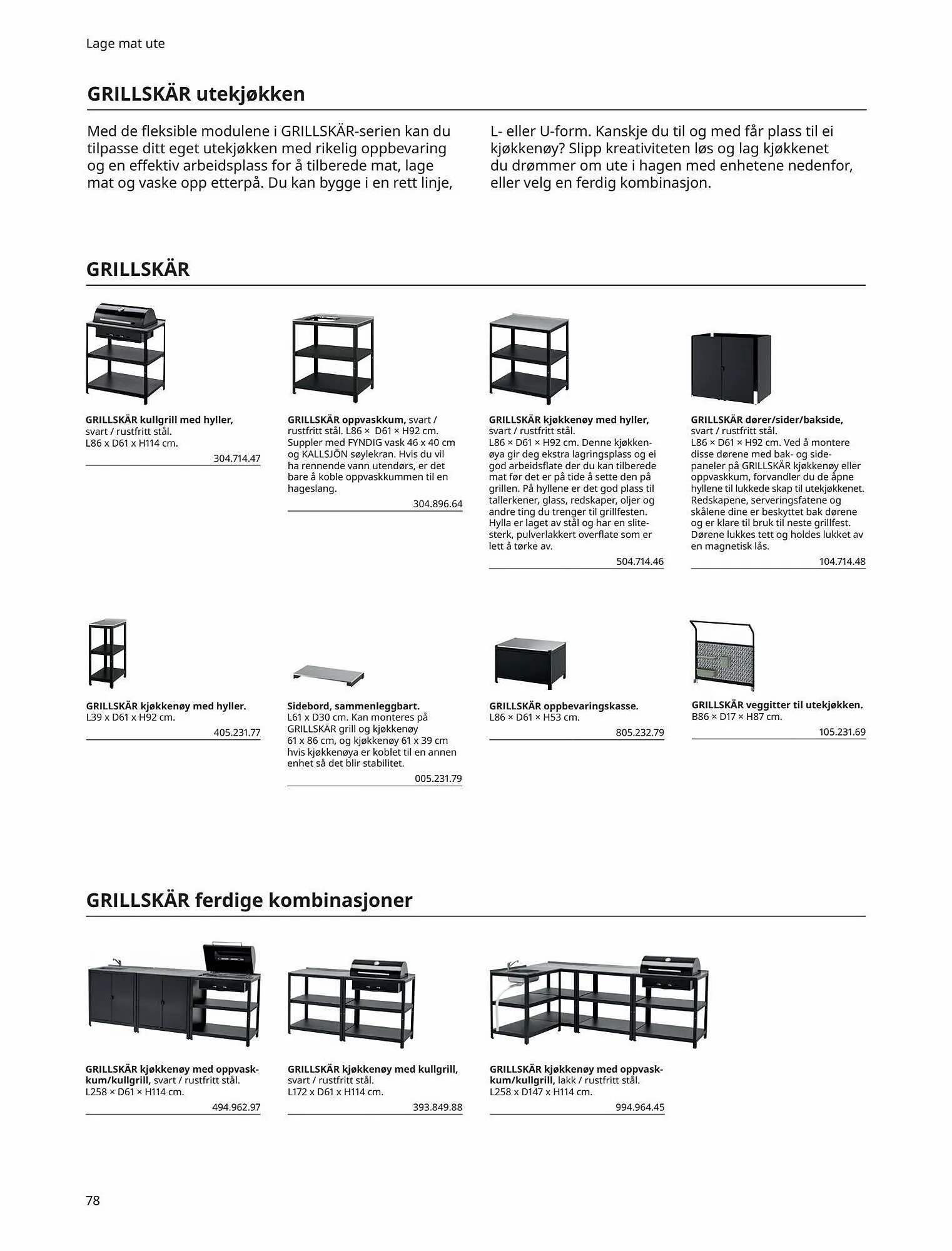 IKEA Kundeavis fra 5. mai til 31. august 2023 - kundeavisside 78